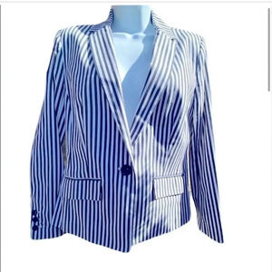 Ellen Tracy Striped Blazer, Size 8